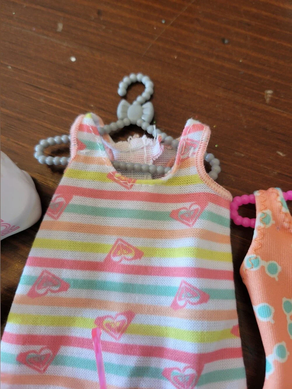 Roxy Brand Curvy Doll Outfit & Pink Duck Swim Ring with Beach Accessories